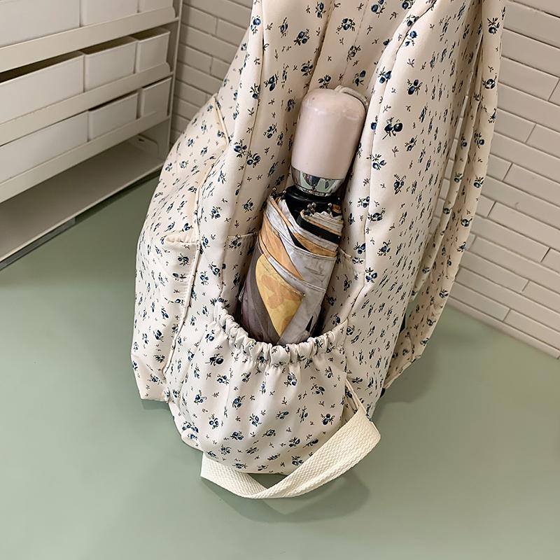 College-Stil Studenten-Schultasche Mädchen Rucksack mit Blumendruck