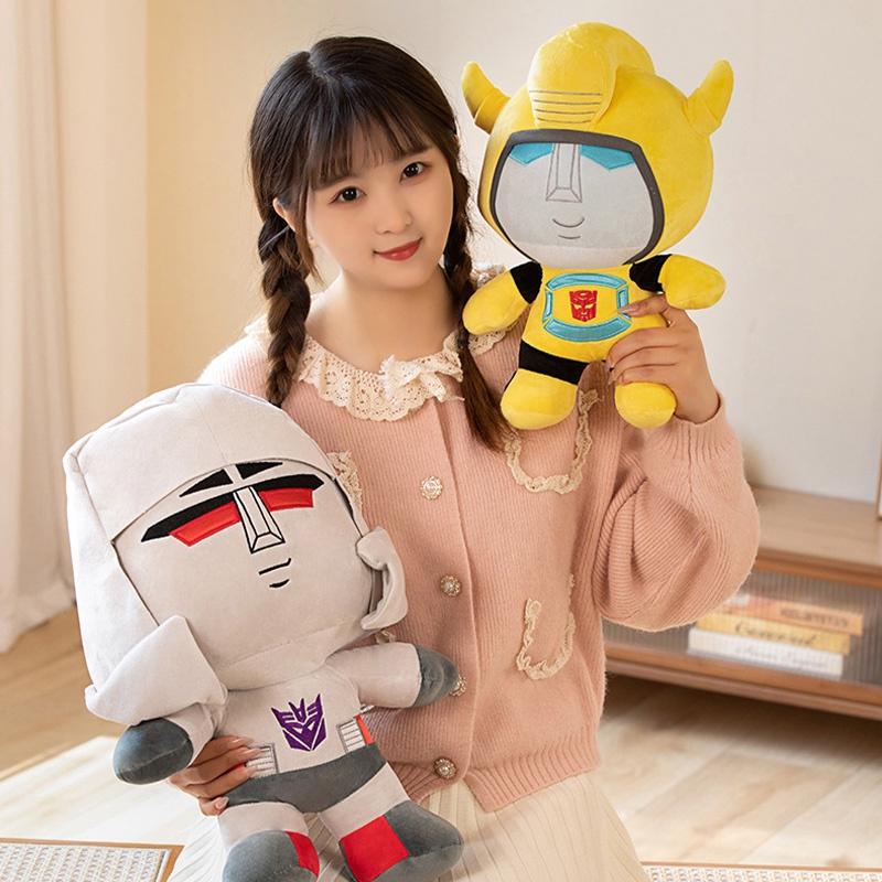 Neuer Cartoon Transformers Bumblebee Plüschroboter für Jungen
