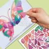 3D Geometrische Tier-Puzzles Aufkleber DIY Handgemacht Kreativ Collage Aufkleber Kunst-Set Entwicklungsfokus Lernspielzeug