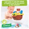 TOMY Toomies Piraten-Bade-Baby-Badespielzeug, Dusch-Baby-Spielzeug für Wasserspiele in der Badewanne, Kinder-Badespielzeug geeignet für Kleinkinder & Kinder, Jungen & Mädchen ab