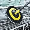 Car Cleaning Brush with Elbow Design, Retractable Handle Cleaning Brush, Bending Car Cleaning Tool for Cars RV Trucks