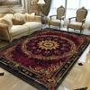 Persischer Schwarzgold Luxus Teppich für Wohnzimmer, Schlafzimmer & Büro Sofabereich Rutschfest Dekoration