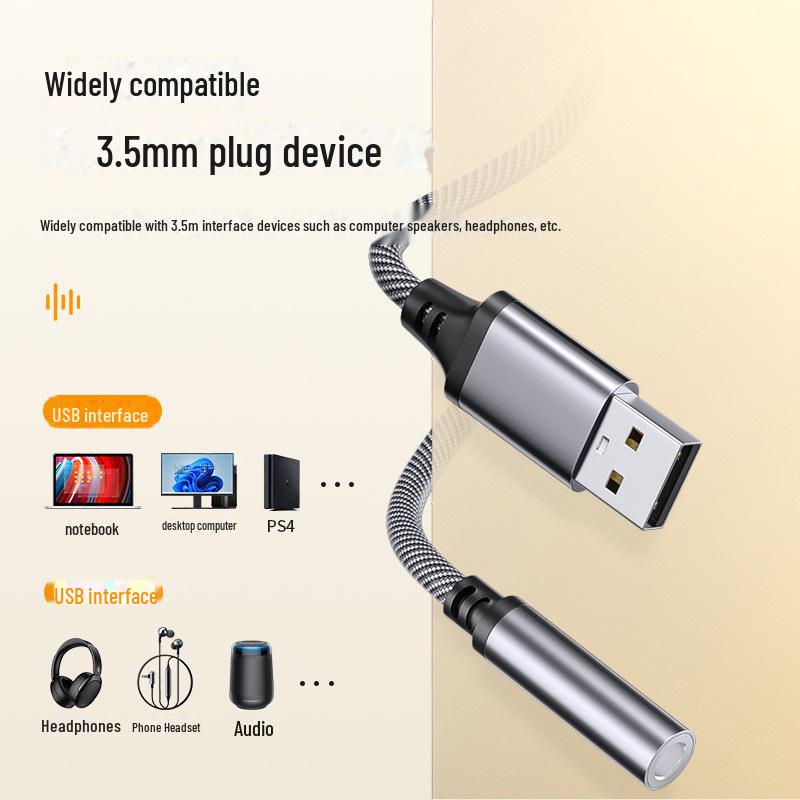 OTG Audio Cable Adapter for Digital Headphones - Mobile & Tablet Compatible