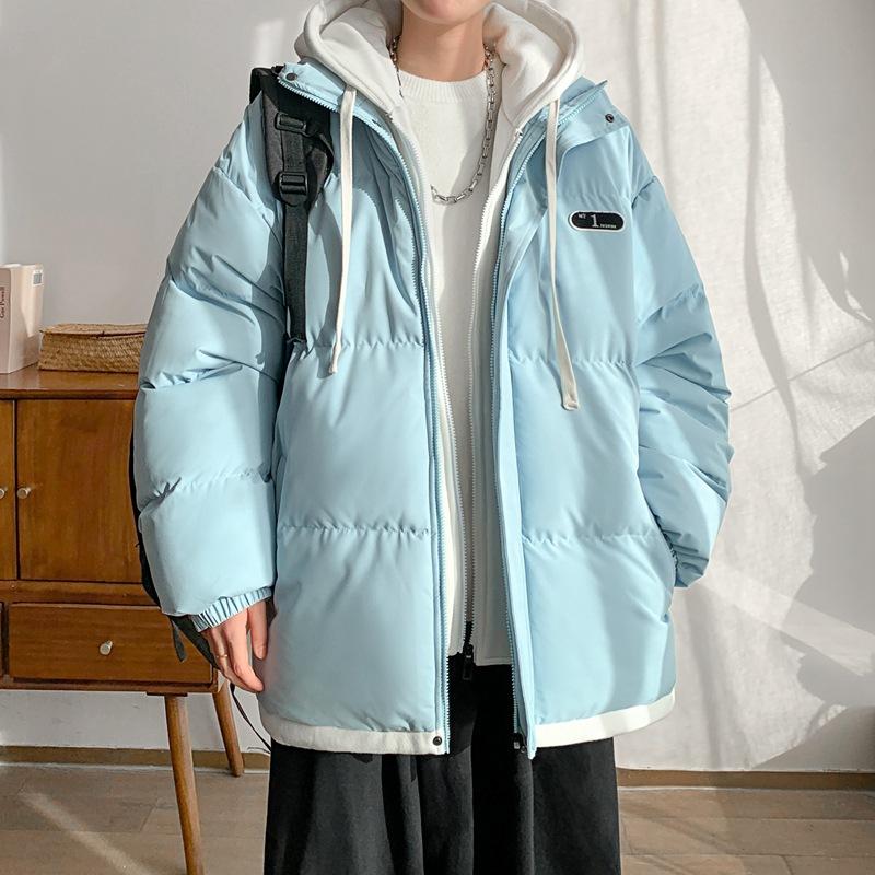 Herren- und Damen-Gleicher Wintertrend Locker Verdickt Baumwollgepolsterte Kleidung Brot-Kleidung Paar Baumwollgepolsterte Jacken