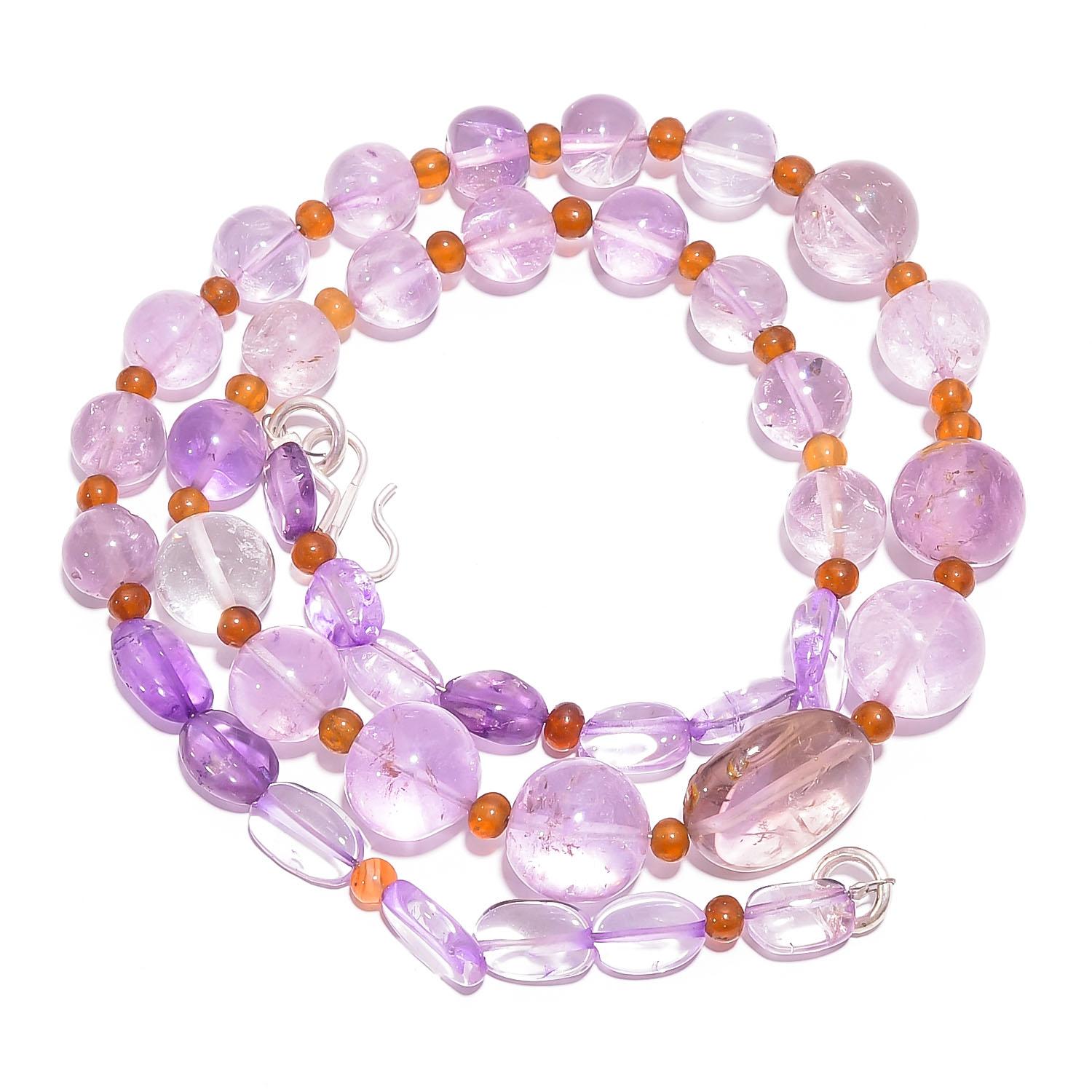 

Натуральный Аметист Сердолик Драгоценный камень Гладкие Бусины Ожерелье 3-15 мм 18 UB-7831 UB-7831