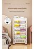 Adjustable Floor-Standing Multi-Layer Bookshelf for Home or School