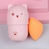 1PC Beauty Powder Puff Blender Holder Sponge Makeup Egg Drying Case Portable Soft Silicone Cosmetic Blender Sponge Box Holder