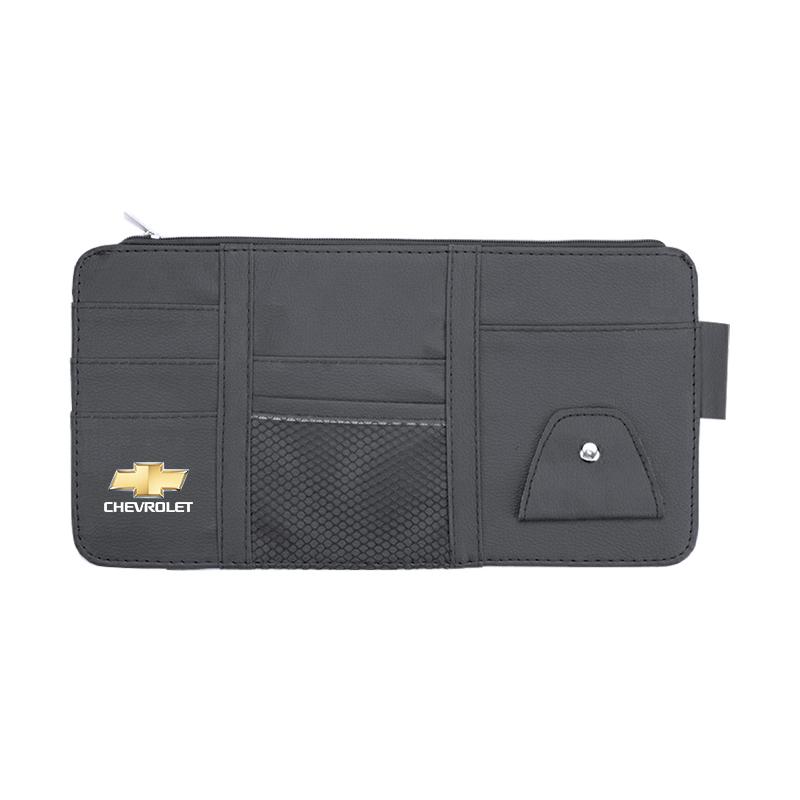 

Car Sun Visor Organizer Box Multi Functional Storage Bag For Chevrolet Corvette Montana TrailBlazer Silverado Traverse Camaro
