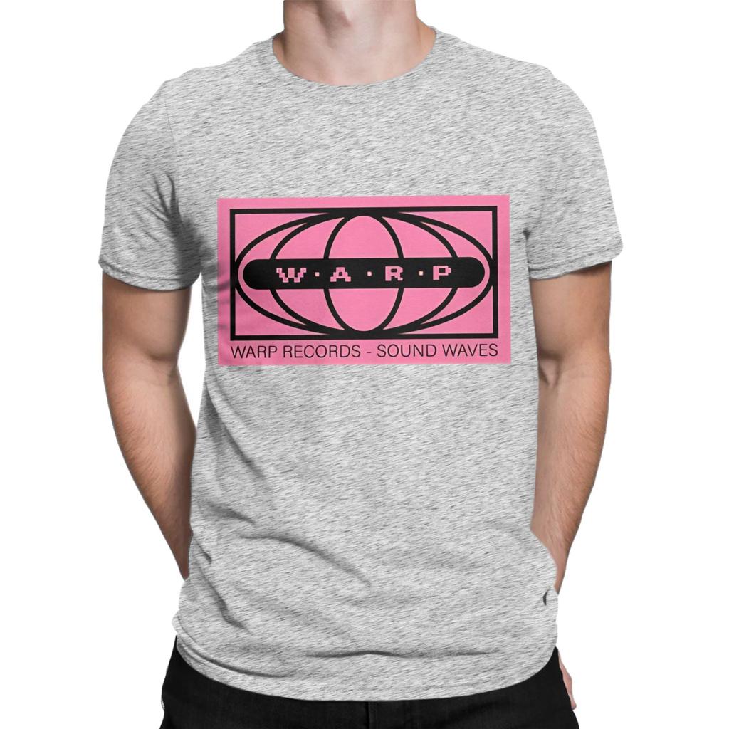 Warp United Vintage Records Design Funny 100 Cotton TShirt Warp Records Tees Tops For Unisex
