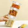 Transparent Storage Container Kitchen Sealed Jar for Coffee Beans Grains Food Sealing Storage Box Kitchen Storage Supplies