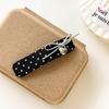 French Satin Bow Banana Clip Gentle Solid Color Vertical Clip Half Tie Hair Clip Simple Commuter Girl Hair Accessories