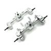 Upgrade Metal Front Rear Portal Bridge Axle Differential Assembly for FMS 1/24 FCX24 Xiaoqi Crusher Chevrolet K5 RC Car Parts