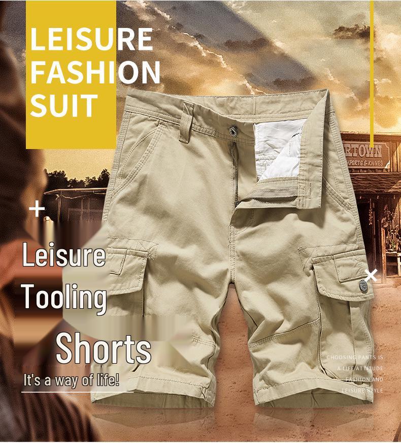 Men's 2021 Summer Multi-Pocket Washed Casual Shorts