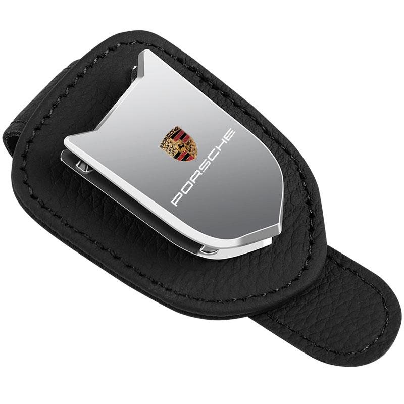 1 szt. Samochodowe okulary przeciwsłoneczne Etui do przechowywania Ochrona Osłona przeciwsłoneczna Pudełko na okulary Dla Porsche Boxster Cayenne Panamera Macan Cayman 911 918 996 917 991