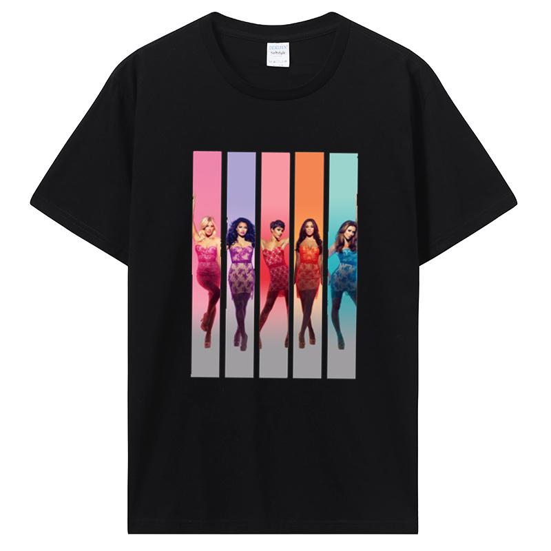 Neues Spice Girls Damen Unisex T-Shirt Mode Filmkunst Freizeit Street T-Shirt Cartoon Charakter Grafik T-Shirt Herrenbekleidung