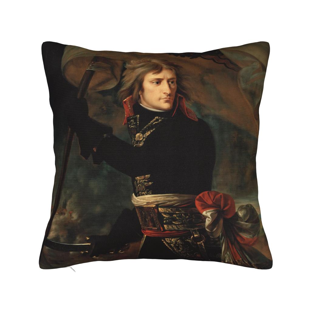 Napoleon Bonaparte Crossing the Alps Pillowcase Printed Polyester Cushion Cover Decor Art Throw Pillow Case Cover Seat Zipper