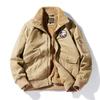 Winter Cotton-padded Coat Men's Large Size Flight Suit Tooling Lamb Fur Collar Cotton-padded Jacket