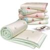Silky Summer Ice Silk Quilt Set: Lightweight, Washable, and Embroidered