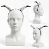 Pu Halloween Horns Headband Ox Horn Halloween Hair Hoop Personality Cosplay Hairband  Photo Props
