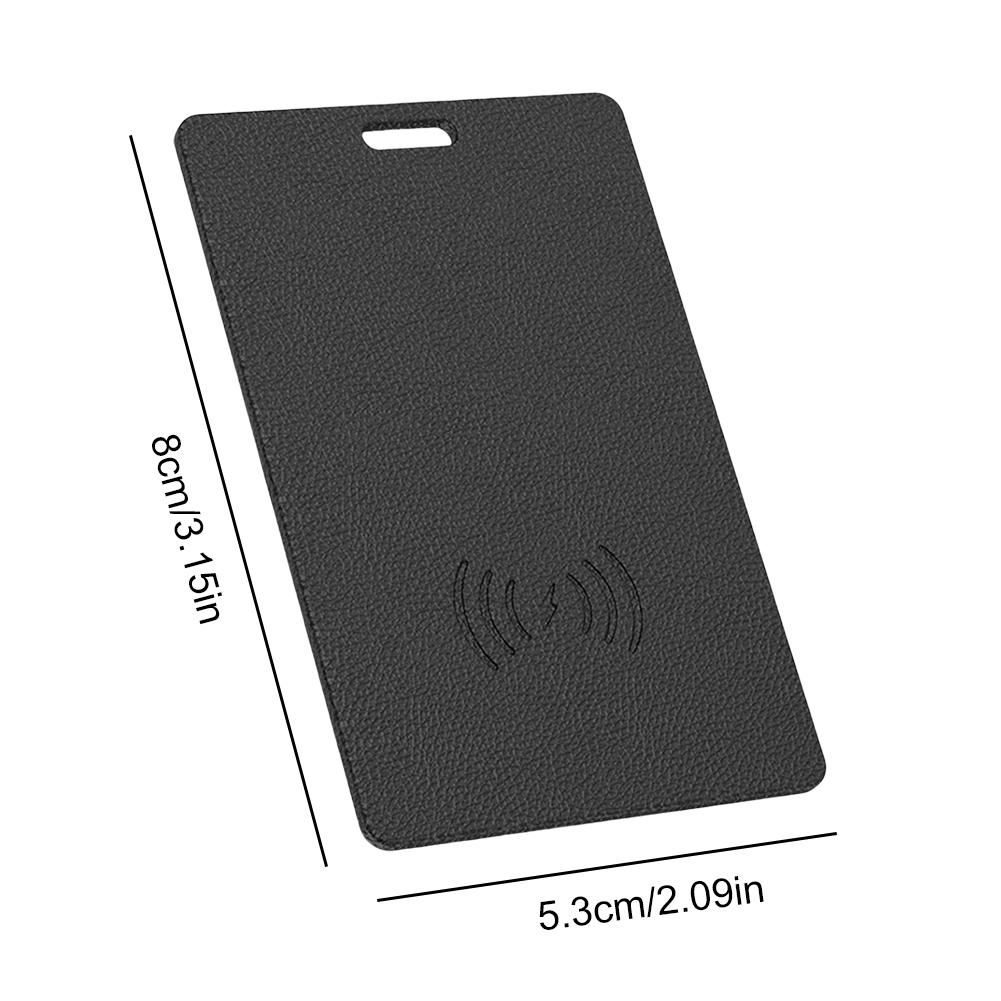 Location Tracking Smart Tag Wireless Charging Ultra-thin Card Works for Find My Wallet Tracker Card for Luggage Purse and More