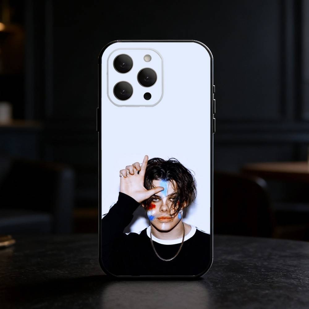

R-Rock Y-Yungblud Phone Case For iPhone 17,16,15,14,13,12,11 Plus,Pro Max,SE4Soft Silicone Black Cover iPhone12