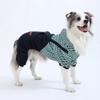 Fashion Four Legged Pet Dog Jumpsuit Warm Striped Dog Pullover Hoodie Comfortable Windproof Pullover Coat Daily Walk