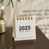 Home Decoration Mini Calendar Thick Paper Desktop Decorations 2025 Daily Planner