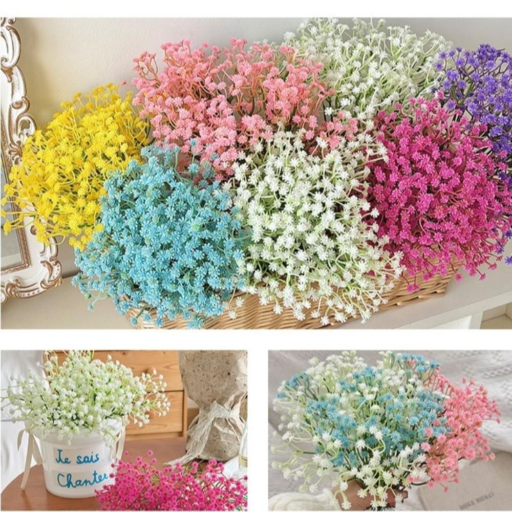 1PC Realistic Artificial Gypsophila Lifelike Plastic Flower Wedding Prop Event Layout