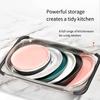 For Cooking For Straining Over The Sink Colander Food Preparation Dishwasher-Safe Design Easy To Clean Fine Mesh Net