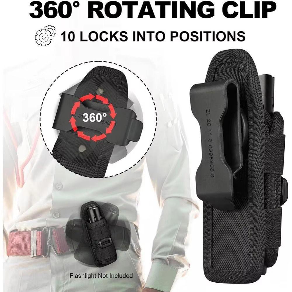 Portable Flashlight Bag Durable Torch Case Tool Pouch Flashlight Holder Pouch Survival Kits