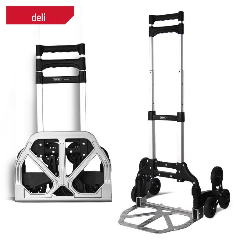 Deli DL431073 Foldable Aluminum Stair Climbing Hand Truck