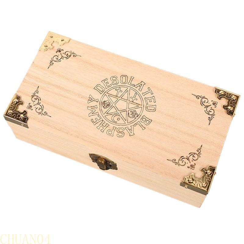 A1A2 Handmade Wood Playing Card Holder Boxes Storage Playing Card Travel Tarot Game Cards Case Decorative Poker Card Boxes
