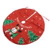 Cute Santa Snowman Printed Christmas Tree Skirt Mat Farmhouse Tree Skirts Indoor Ourdoor Merry Christmas Holiday Party Decor