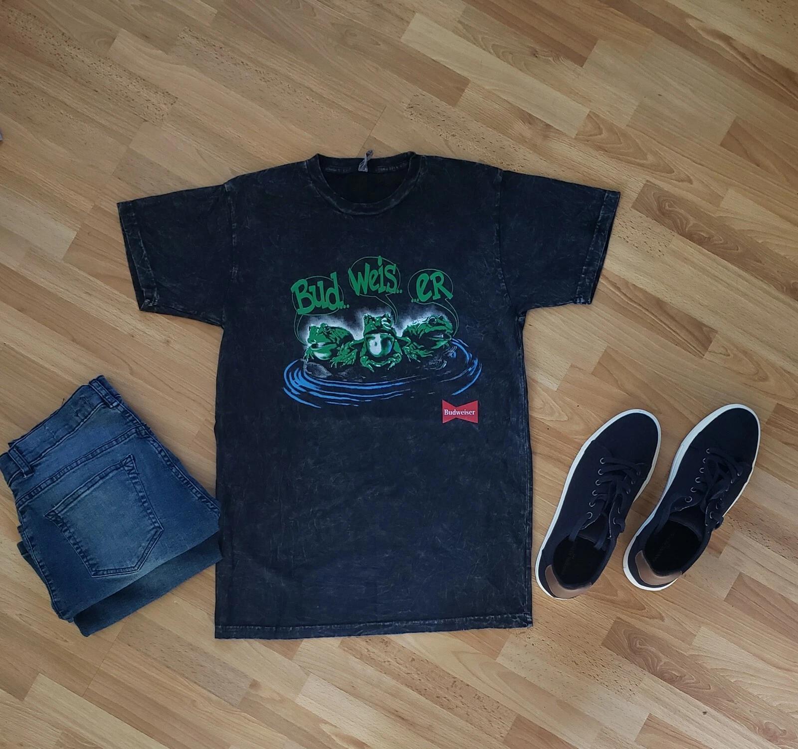 Budweiser frogs your pad or mine shirt vintage officially licensed L