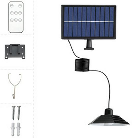 Waterproof Solar-Powered Motion Sensor Outdoor Light for Courtyard or Roadway