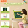 3-in-1 Tabletop Kids Art Easel Double-Sided Magnetic Whiteboard Chalkboard