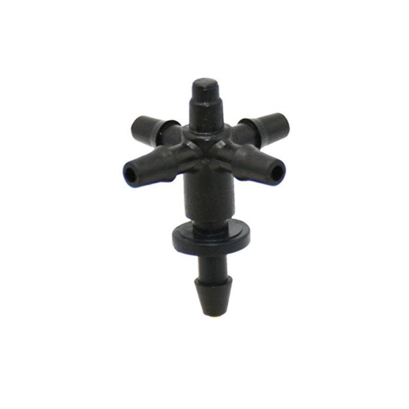 1/8" Arrow Dropper Cross Water Splitter 3/5 Drip Arrow Tee Connector 2/4-Way Emitter Irrigation System For Potted Plant 20Set