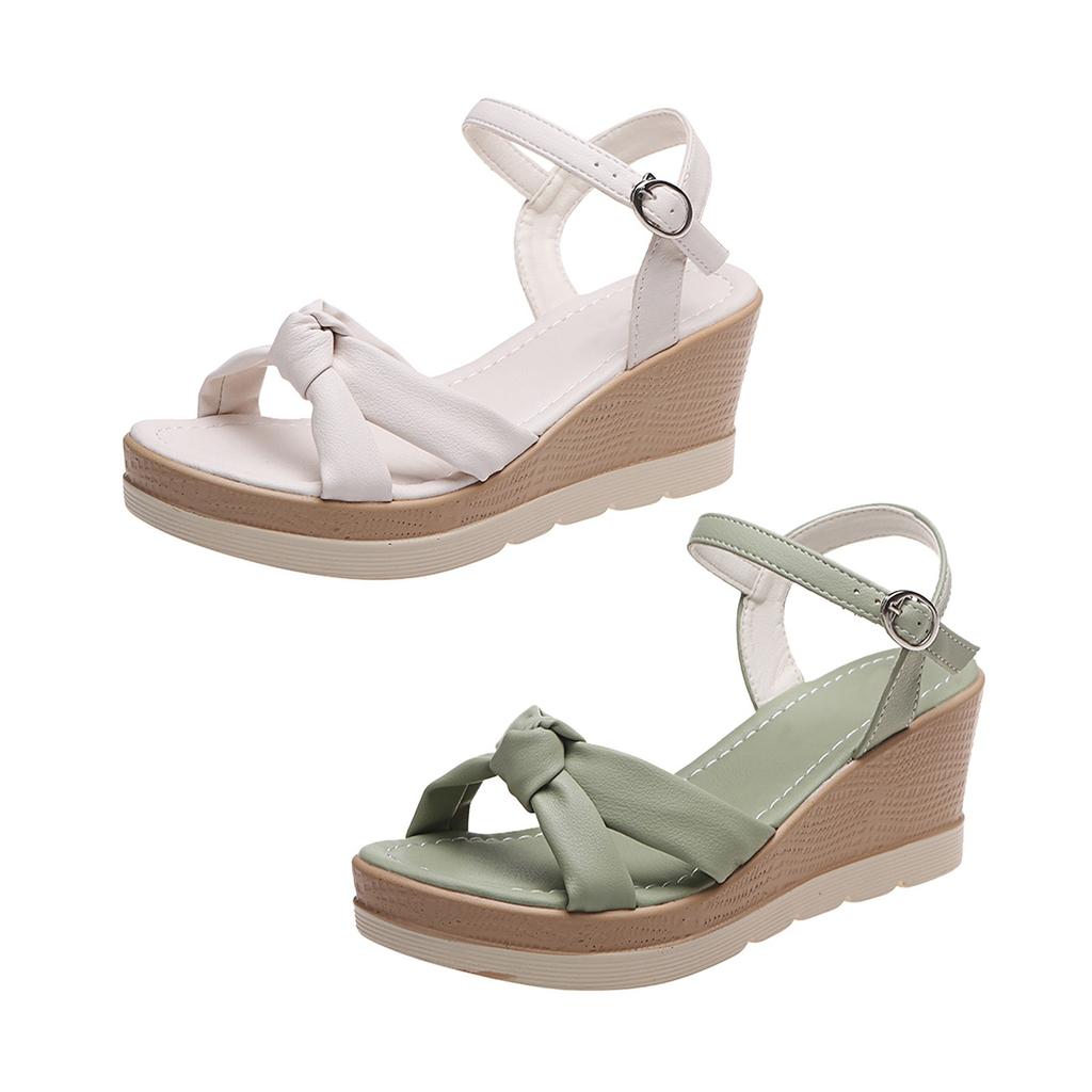 Women Sandals Bohemian Style Summer Shoes Women'S Summer Fashion Platform Wedge Clasp Open Toed Zapatos Mujer 2026 Tendencia