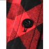 Spring and Autumn Men's Basic Checkered Men's Slim Fit Casual Shirt Men's Long Sleeved Jacket Cardigan