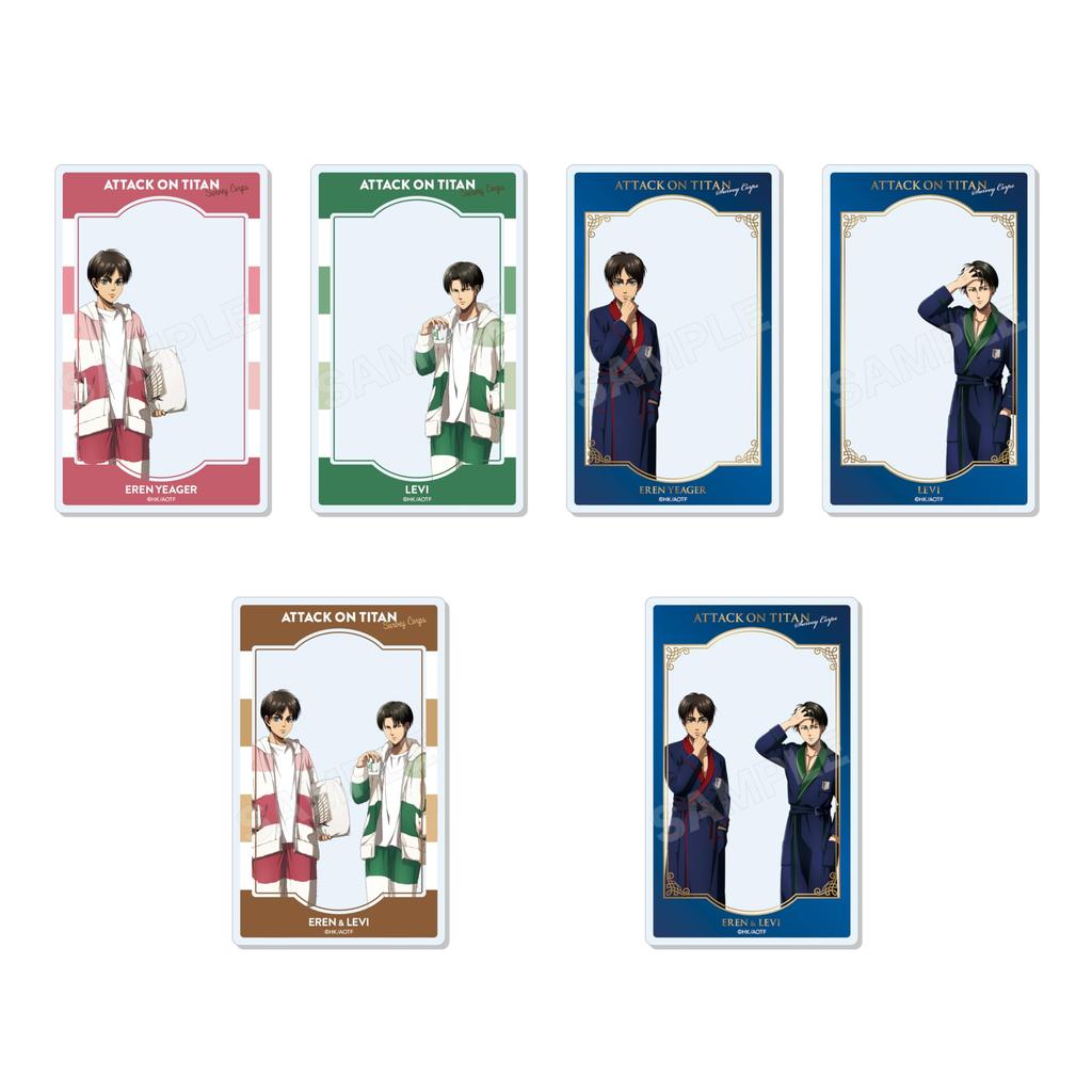 Attack On Titan Acrylic Cards Box of 6