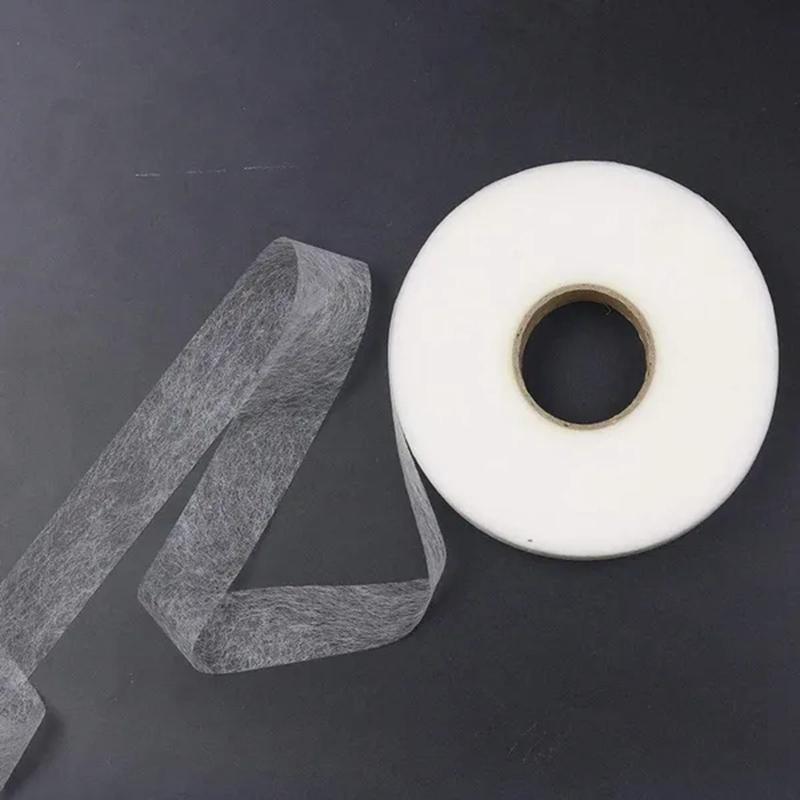 64 Meters White Double Sided Interlining Sewing Accessory Adhesive Tape Cloth Apparel Fusible Interlining DIY Accessories Patchwork