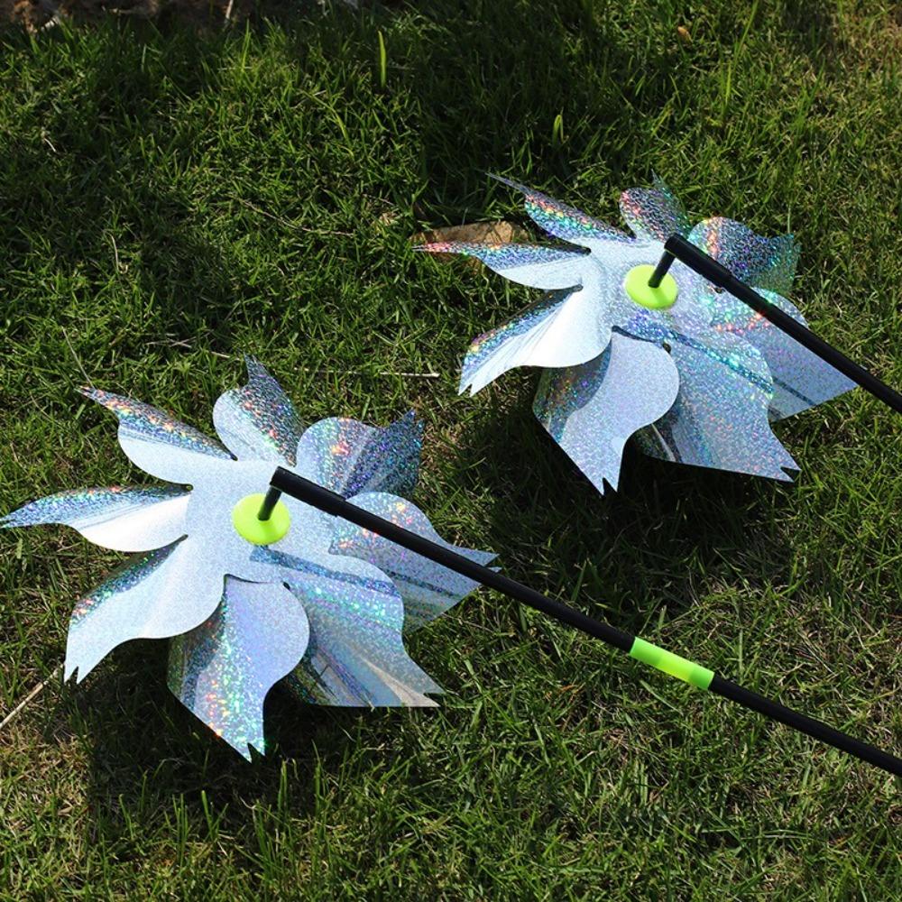 Weatherproof Bird Repeller Pinwheels Anti Birds Windmill Spinner  for Garden Protection