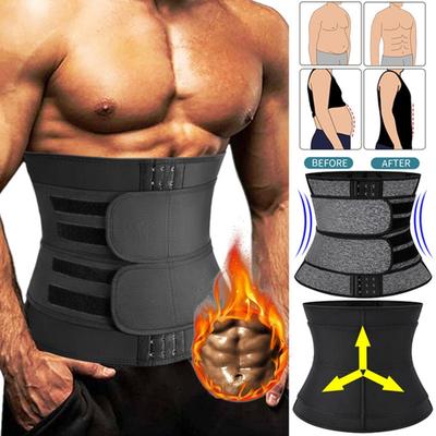 Men Waist Trainer Back Support Slimming Lumbar Belt Military Tactical Belt Gym Accessories Abdominal Binder Corset