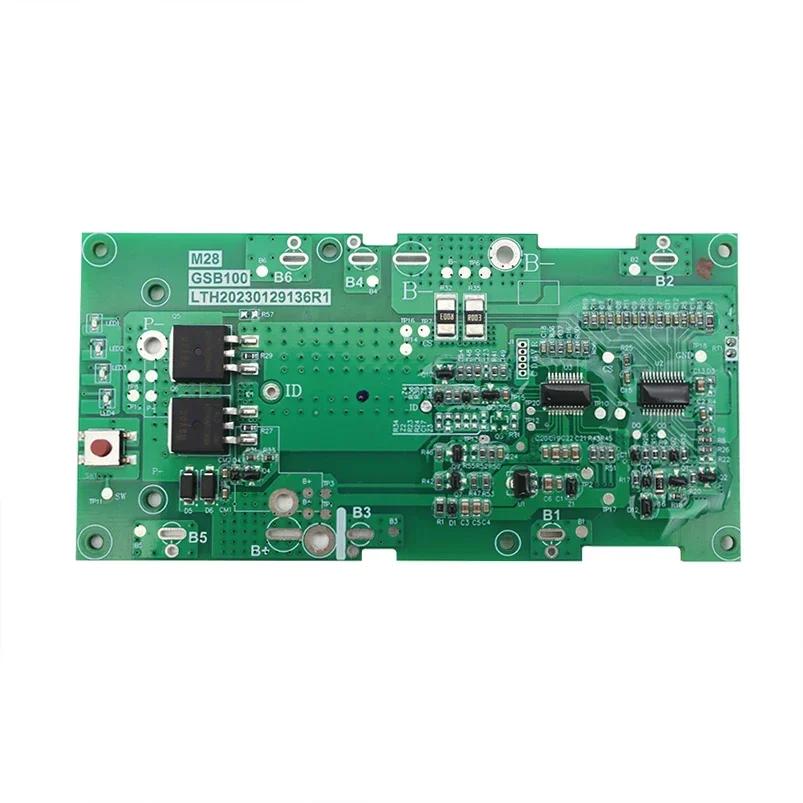 M28 Li-ion Battery Plastic Case Charging Protection Circuit Board PCB Housings For Milwaukee 28V Box Container Shell 48-11-2830