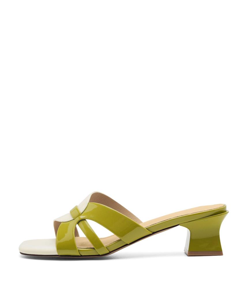 Spur Color Blocking Mule Sandal 5.7Cm -Us9057 (2Color)