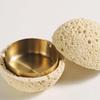 Creative Wind Tunnel Dolomite Spherical Ashtray with Lid Personalized Trendy Car Ashtray Office Desktop Ashtray Gift Home Decor