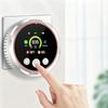 High-Sensitivity 5-in-1 Plug-In Safety Detector Gas Smoke CO Alarm 100dB Alert HD Display Easy Installation Home RV