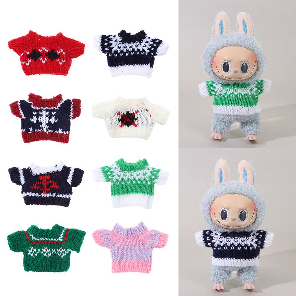 Hand-made Doll Clothes 10cm Cotton Doll DIY Clothes Changing Doll Accessories  for Children Toys