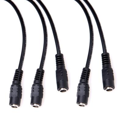 Netzkabel Buchse DC5.5x2.1mm Stromkabel Stromanschluss Langlebigkeit Schwarzes Kabel für Stabile Verbindung
