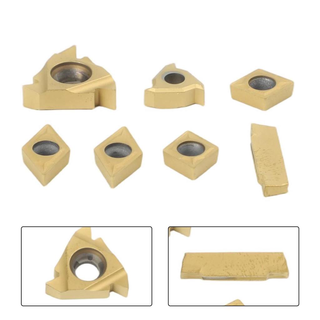 7pcs CCMT060204 11IR 16ER MGMN200 DCMT070204 Turning Tools Carbide Inserts For Shank Lathe Boring Bar